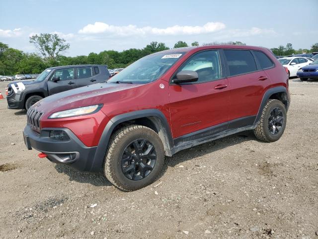 1C4PJMBS4FW550339 - 2015 JEEP CHEROKEE TRAILHAWK RED photo 1