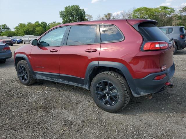 1C4PJMBS4FW550339 - 2015 JEEP CHEROKEE TRAILHAWK RED photo 2