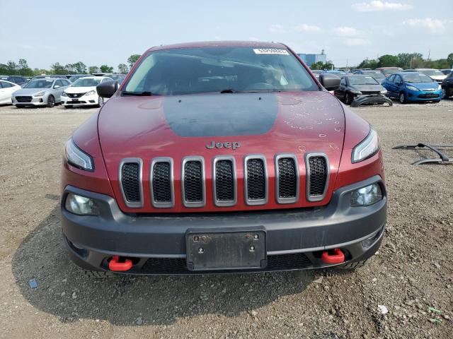 1C4PJMBS4FW550339 - 2015 JEEP CHEROKEE TRAILHAWK RED photo 5
