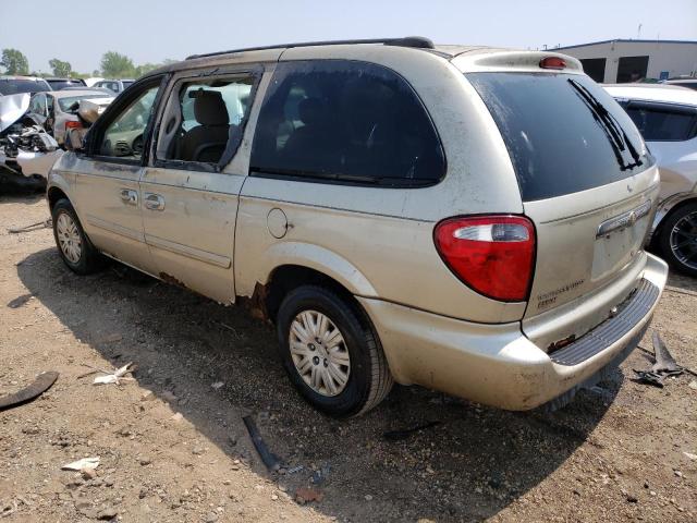 2C4GP44R75R450199 - 2005 CHRYSLER TOWN & COU LX BEIGE photo 2