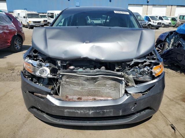 5FNRL5H42CB125493 - 2012 HONDA ODYSSEY EX GRAY photo 5