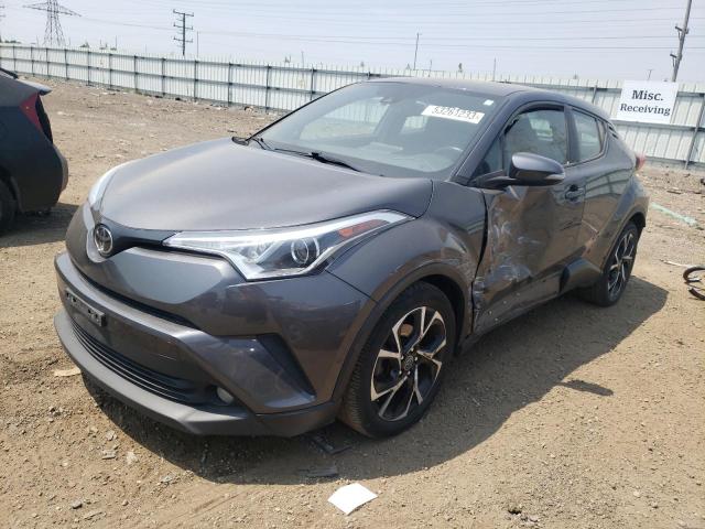 NMTKHMBX3JR017729 - 2018 TOYOTA C-HR XLE GRAY photo 1