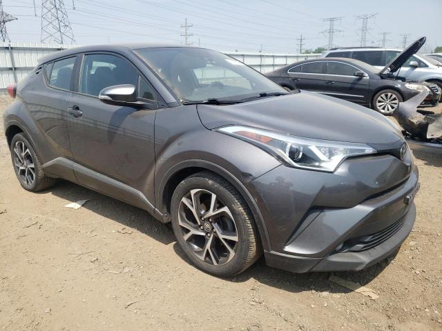 NMTKHMBX3JR017729 - 2018 TOYOTA C-HR XLE GRAY photo 4