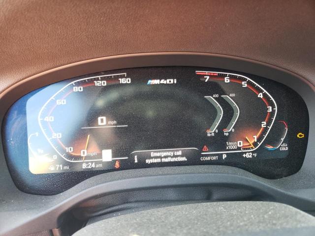 5UX2V5C09M9E20457 - 2021 BMW X4 XDRIVEM40I BLUE photo 9