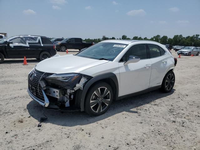 JTHU9JBH3K2014075 - 2019 LEXUS UX 250H WHITE photo 1