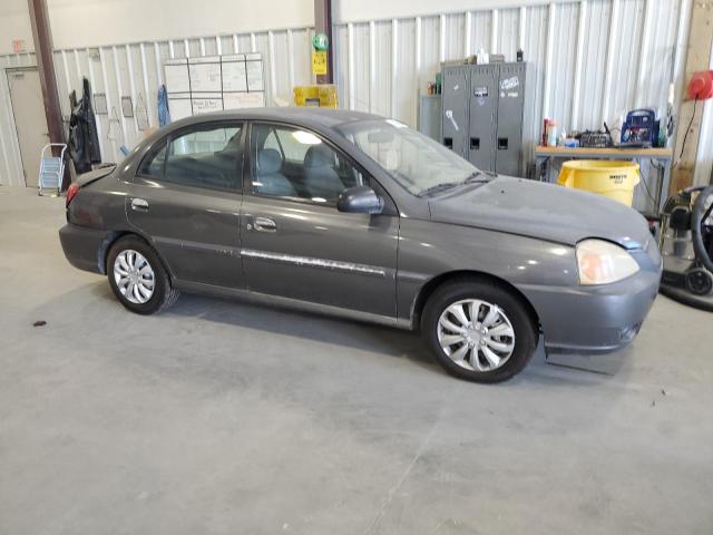 KNADC125256370262 - 2005 KIA RIO GRAY photo 4