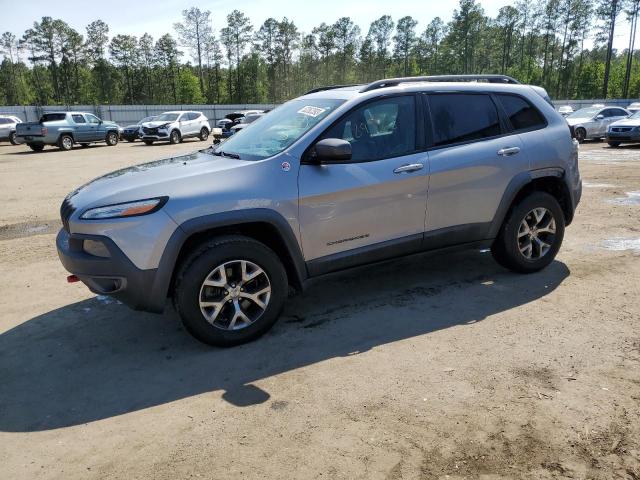 1C4PJMBS5EW267916 - 2014 JEEP CHEROKEE TRAILHAWK 银色 照片 1