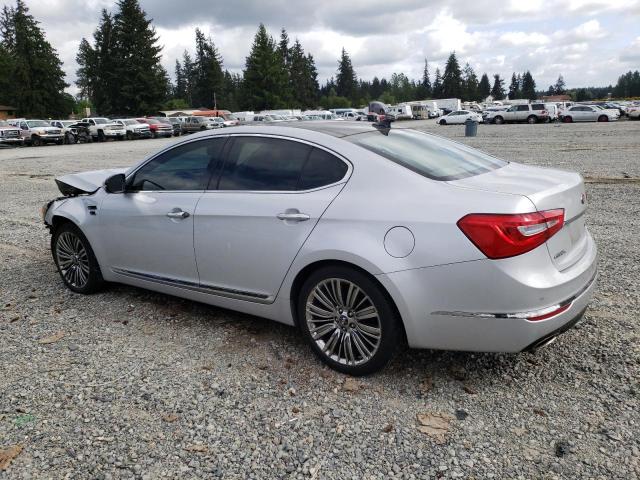 KNALN4D71G5201302 - 2016 KIA CADENZA LUXURY SILVER photo 2