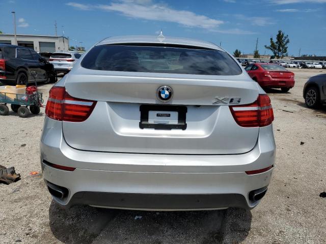 5UXFG8C52EL592968 - 2014 BMW X6 XDRIVE50I SILVER photo 6