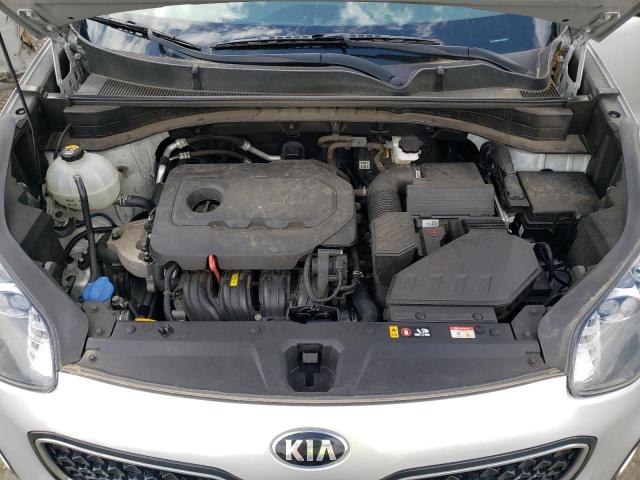 KNDPMCAC8K7592593 - 2019 KIA SPORTAGE LX SILVER photo 12