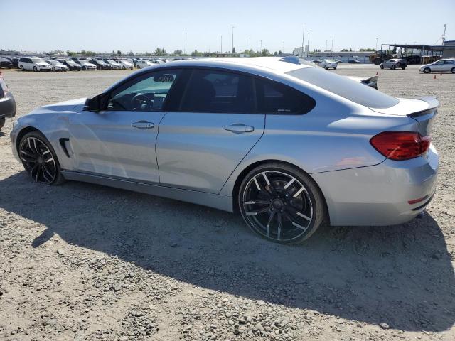 WBA4B1C5XFG241506 - 2015 BMW 435 I GRAN COUPE SILVER photo 2