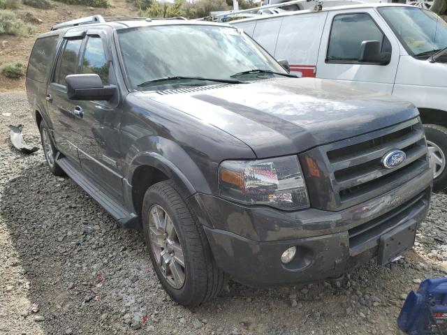 1FMFK20537LA50181 - 2007 FORD EXPEDITION EL LIMITED GRAY photo 4