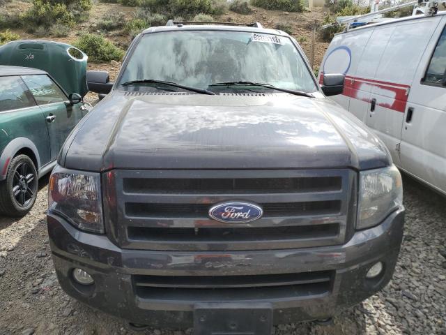 1FMFK20537LA50181 - 2007 FORD EXPEDITION EL LIMITED GRAY photo 5