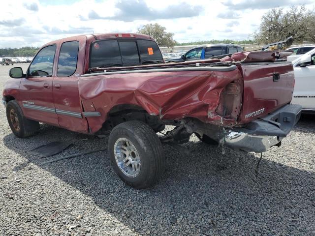 5TBRN34122S247087 - 2002 TOYOTA TUNDRA ACCESS CAB SR5 MAROON photo 2