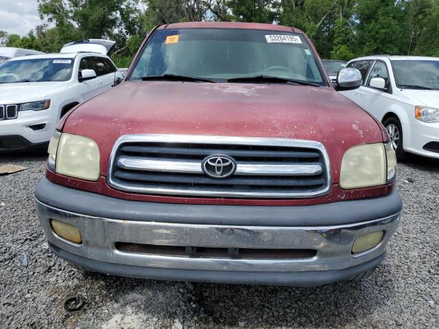 5TBRN34122S247087 - 2002 TOYOTA TUNDRA ACCESS CAB SR5 MAROON photo 5