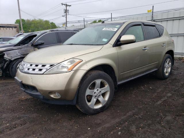 JN8AZ08T75W313130 - 2005 NISSAN MURANO SL GOLD photo 1