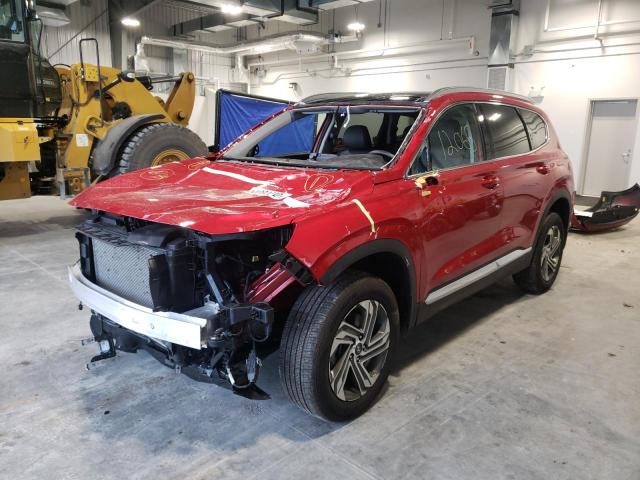 5NMS3DAJ6NH422229 - 2022 HYUNDAI SANTA FE SEL Կարմիր լուսանկար 2