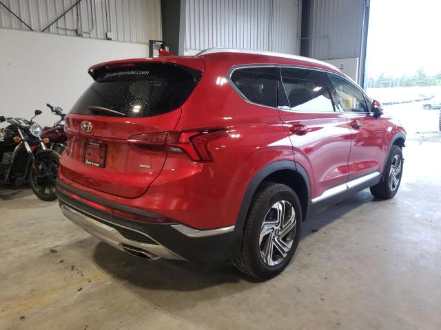 5NMS3DAJ6NH422229 - 2022 HYUNDAI SANTA FE SEL Կարմիր լուսանկար 4