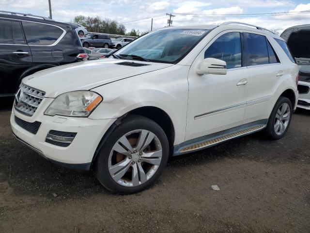 4JGBB8GB1BA674563 - 2011 MERCEDES-BENZ ML 350 4MATIC WHITE photo 1