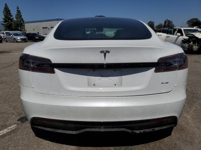 5YJSA1E52NF461998 - 2022 TESLA MODEL S WHITE photo 6