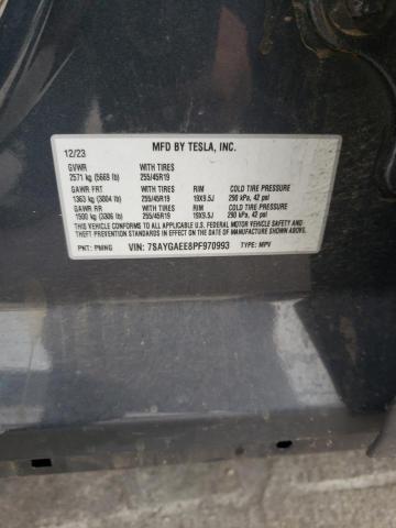 7SAYGAEE8PF970993 - 2023 TESLA MODEL Y 灰色 照片 13