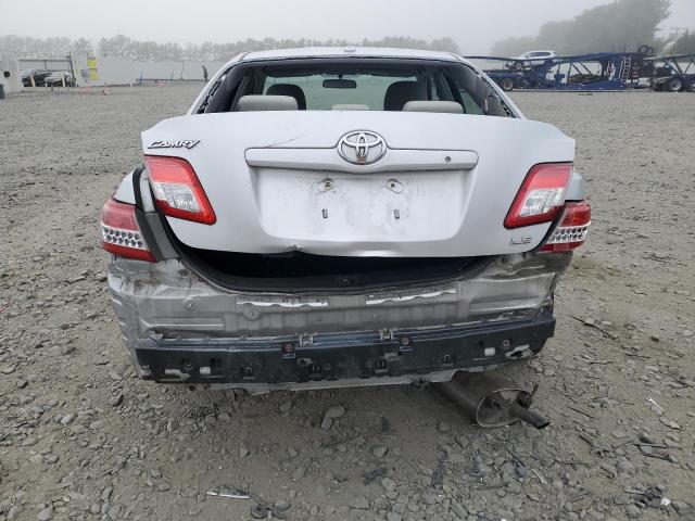 4T4BF3EK8BR176777 - 2011 TOYOTA CAMRY BASE SILVER photo 6