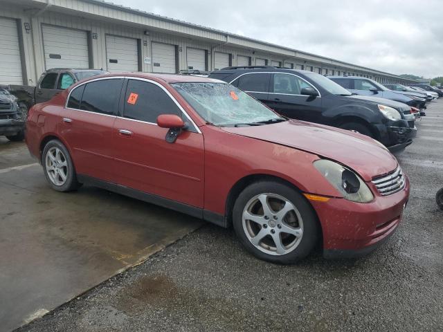 JNKCV51E04M606739 - 2004 INFINITI G35 RED photo 4