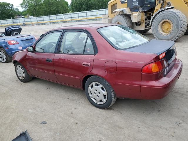 2T1BR12E7XC116034 - 1999 TOYOTA COROLLA VE BURGUNDY photo 2