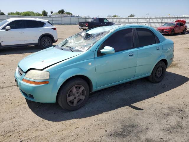 KL1TD52605B288069 - 2005 CHEVROLET AVEO BASE BLUE photo 1