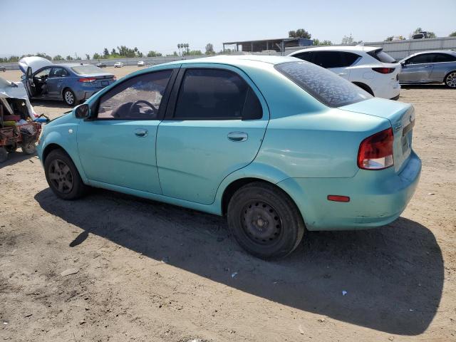 KL1TD52605B288069 - 2005 CHEVROLET AVEO BASE BLUE photo 2