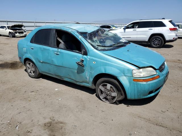 KL1TD52605B288069 - 2005 CHEVROLET AVEO BASE BLUE photo 4