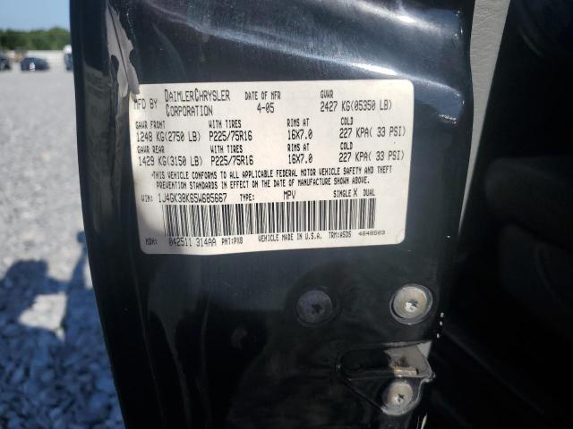 1J4GK38K65W685667 - 2005 JEEP LIBERTY RENEGADE BLACK photo 13