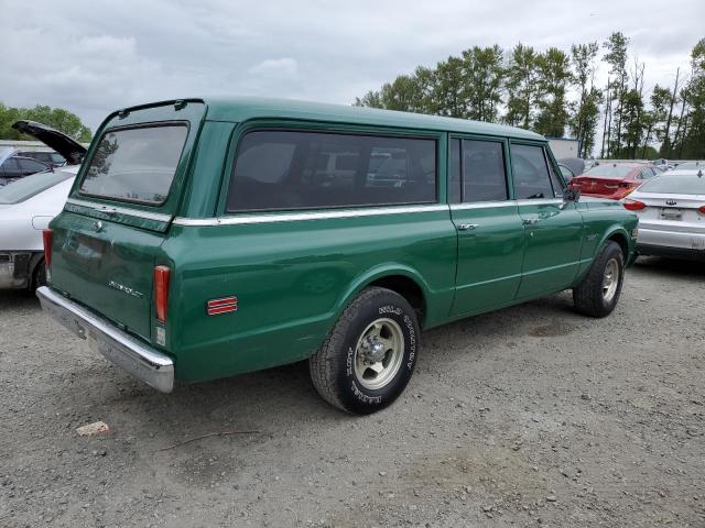 CCE262F183704 - 1972 CHEVROLET SUBURBAN C GREEN photo 3