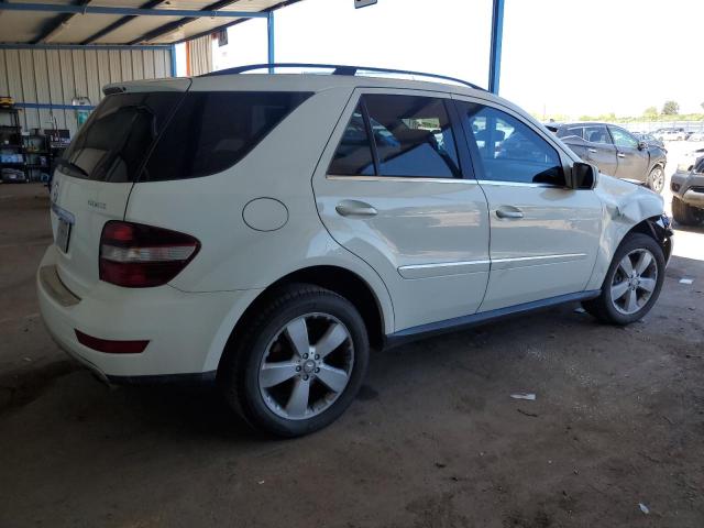 4JGBB8GBXAA537054 - 2010 MERCEDES-BENZ ML 350 4MATIC WHITE photo 3