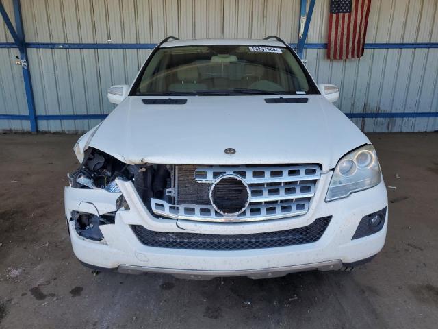 4JGBB8GBXAA537054 - 2010 MERCEDES-BENZ ML 350 4MATIC WHITE photo 5