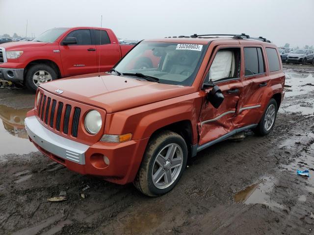 1J8FT48W38D521924 - 2008 JEEP PATRIOT LIMITED ORANGE photo 1