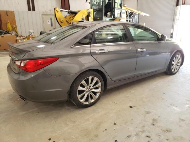 5NPEC4ACXCH426413 - 2012 HYUNDAI SONATA SE GRAY photo 3