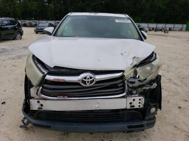 5TDKKRFH8FS071683 - 2015 TOYOTA HIGHLANDER XLE Ağ foto 5