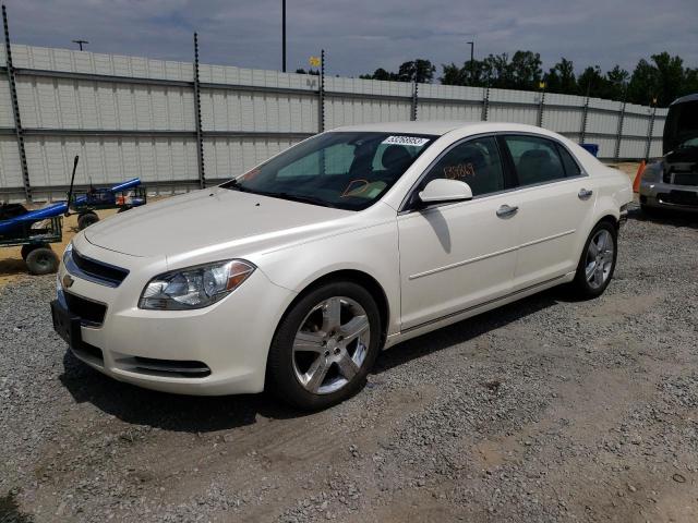 1G1ZC5E08CF254747 - 2012 CHEVROLET MALIBU 1LT WHITE photo 1