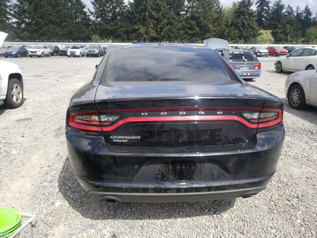 2C3CDXKG3NH173975 - 2022 DODGE CHARGER POLICE BLACK photo 6