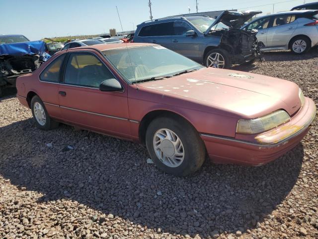 1FAPP6046MH133021 - 1991 FORD THUNDERBIR MAROON photo 4