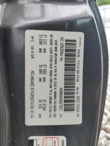 1C3EL55R34N390834 - 2004 CHRYSLER SEBRING LXI GRAY photo 12