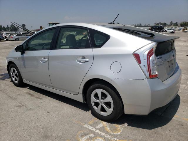 JTDKN3DU3D5702122 - 2013 TOYOTA PRIUS SILVER photo 2