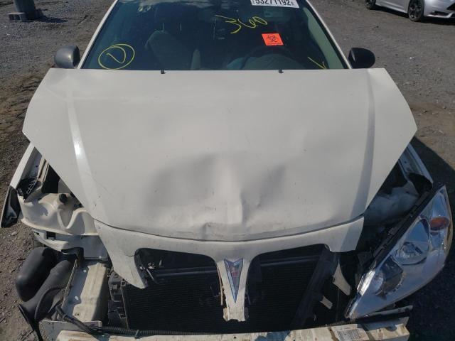 1G2ZF57B884146567 - 2008 PONTIAC G6 VALUE LEADER WHITE photo 7