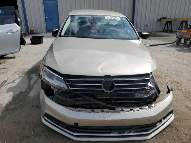 3VW2K7AJ0FM262882 - 2015 VOLKSWAGEN JETTA BASE 米色 照片 5