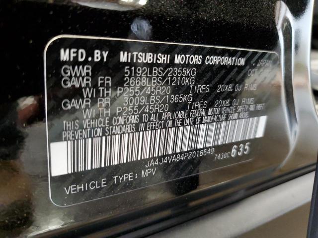 JA4J4VA84PZ016549 - 2023 MITSUBISHI OUTLANDER SEL BLACK photo 12