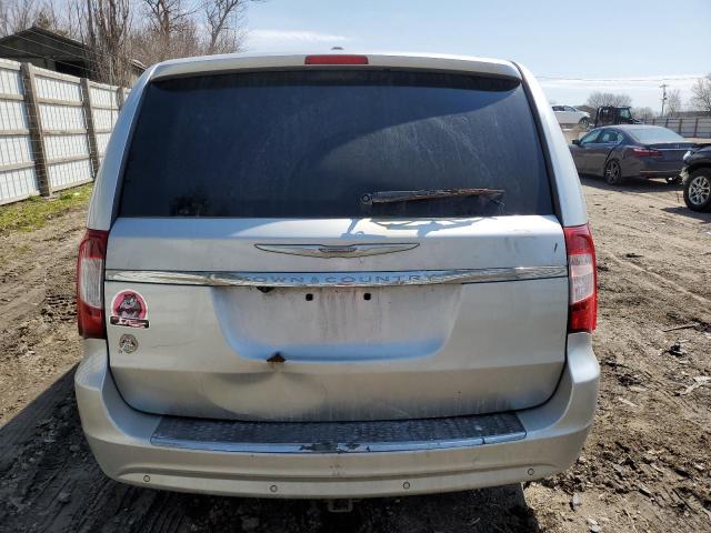 2C4RC1CG7CR414612 - 2012 CHRYSLER TOWN & COU TOURING L SILVER photo 6