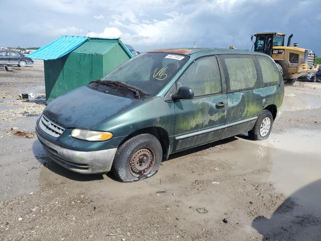 2P4GP25B6TR585351 - 1996 PLYMOUTH VOYAGER GREEN photo 1