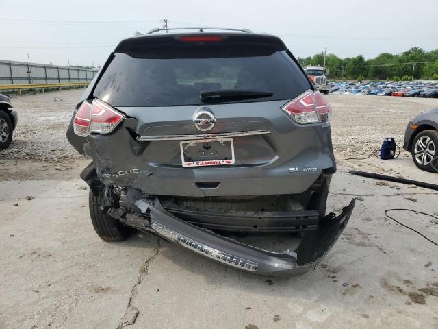 5N1AT2MV6FC806554 - 2015 NISSAN ROGUE S GRAY photo 6