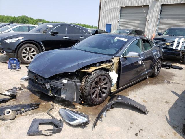 5YJSA1E21JF276115 - 2018 TESLA MODEL S Մոխրագույն լուսանկար 1